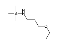 3-ethoxy-N-trimethylsilylpropan-1-amine Structure