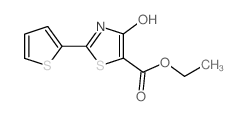 4-羟基-2-(2-噻吩基)-1,3-噻唑-5-羧酸乙酯图片