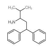 4-methyl-1,1-diphenyl-pentan-3-amine structure