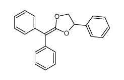 2-benzhydrylidene-4-phenyl-1,3-dioxolane Structure