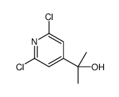 2-(2,6-二氯-4-吡啶基)-2-丙醇结构式