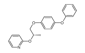 (S)-(+)-2-[1-methyl-2-(4-phenoxyphenoxy)ethoxy]pyridine Structure