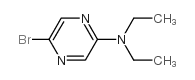 5-溴-2-(二乙基氨基)吡嗪结构式