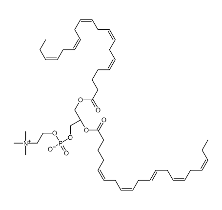 [(2R)-2,3-bis[[(5E,8E,11E,14E,17E)-icosa-5,8,11,14,17-pentaenoyl]oxy]propyl] 2-(trimethylazaniumyl)ethyl phosphate结构式