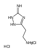 5-(2-Aminoethyl)-1H-1,2,4-triazol-3-amine dihydrochloride结构式