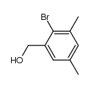 (2-bromo-3,5-dimethylphenyl)methanol Structure