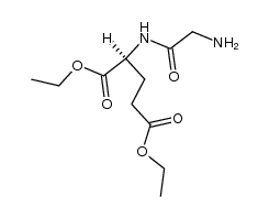 N-glycyl-L-glutamic acid diethyl ester Structure