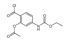 2-acetoxy-4-ethoxycarbonylamino-benzoyl chloride结构式