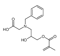 N-benzyl-N-(2-hydroxy-3-methacryloyloxypropyl)glycine结构式