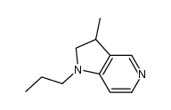 3-methyl-1-propyl-2,3-dihydro-1H-pyrrolo[3,2-c]pyridine结构式
