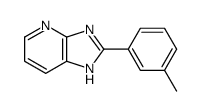 2-(3-methylphenyl)-1H-imidazo[4,5-b]pyridine结构式