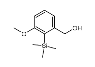 3-Methoxy-2-(trimethylsilyl)benzyl Alcohol结构式