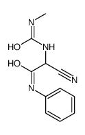 2-cyano-2-(methylcarbamoylamino)-N-phenylacetamide Structure
