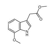 methyl 2-(7-methoxy-1H-indol-3-yl)acetate Structure