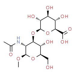methyl 2-acetamido-2-deoxy-3-O-glucopyranosyluronoylglucopyranoside picture
