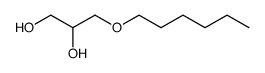 DL-Glycerin-1-n-hexylether Structure