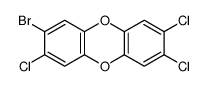 2-bromo-3,7,8-trichlorodibenzo-p-dioxin Structure