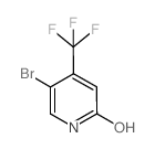 5-Bromo-2-hydroxy-4-trifluoromethylpyridine Structure