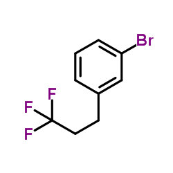 1-Bromo-3-(3,3,3-trifluoropropyl)benzene Structure