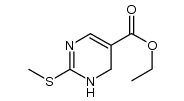 ethyl 1,6-dihydro-2-(methylthio)pyrimidine-5-carboxylate Structure
