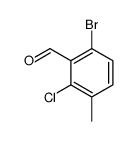 6-溴-2-氯-3-甲基苯甲醛结构式
