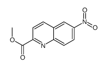 methyl 6-nitroquinoline-2-carboxylate结构式