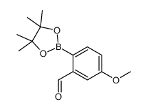 5-methoxy-2-(4,4,5,5-tetramethyl-1,3,2-dioxaborolan-2-yl)benzaldehyde picture
