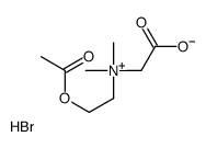 2-acetyloxyethyl-(carboxymethyl)-dimethylazanium,bromide结构式