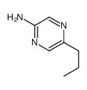 5-丙基吡嗪-2-胺结构式