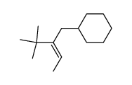 (Z)-(2-(tert-butyl)but-2-en-1-yl)cyclohexane Structure