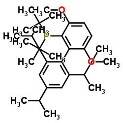 2-(二叔丁基膦)-3,6-二甲氧基-2'-4'-6'三-1-丙基-1,1'-双苯基结构式