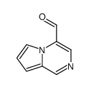 (9CI)-吡咯并[1,2-a]吡嗪-4-羧醛结构式