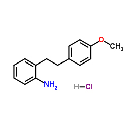 2-[2-(4-Methoxyphenyl)ethyl]aniline hydrochloride (1:1)结构式