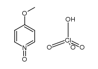 4-methoxy pyridine N-oxide semiperchlorate Structure