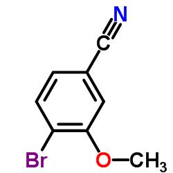 4-bromo-3-methoxybenzonitrile structure