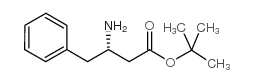 (3S)-3-氨基-4-苯基丁酸叔丁酯结构式