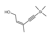 (Z)-3-methyl-5-trimethylsilylpent-2-en-4-yn-1-ol Structure