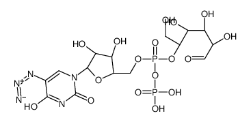 5-azidouridine 5'-diphosphoglucose Structure