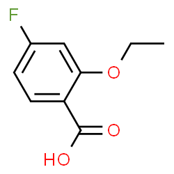 2-乙氧基-4-氟苯甲酸结构式