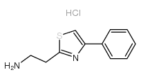 2-(4-苯基-2-噻唑)-乙胺盐酸盐结构式