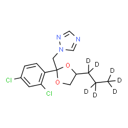 Propiconazole-d7 Structure