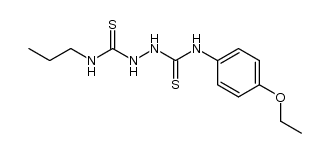 1-propyl-6-(4'-ethoxyphenyl)-2,5-dithiobiurea结构式
