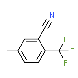 5-Iodo-2-(trifluoromethyl)benzonitrile Structure
