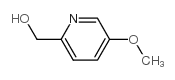 5-甲氧基吡啶-2-甲醇结构式