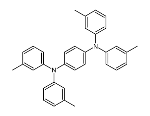 1-N,1-N,4-N,4-N-tetrakis(3-methylphenyl)benzene-1,4-diamine结构式