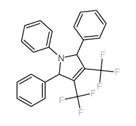 1H-Pyrrole,2,5-dihydro-1,2,5-triphenyl-3,4-bis(trifluoromethyl)-结构式