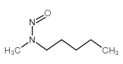 N-戊基-N-甲基亚硝胺结构式