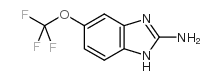 6-(三氟甲氧基)-1H-苯并咪唑-2-胺结构式