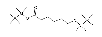 tert-butyldimethylsilyl 6-((tert-butyldimethylsilyl)oxy)hexanoate结构式