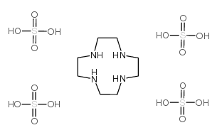 四氮杂-12-冠-4四硫酸盐结构式